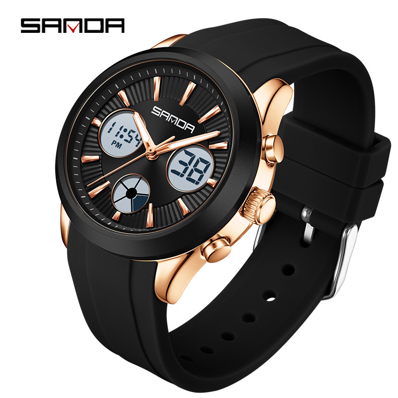 Outdoor Sport Smart Watch - Orologio elettronico SANDA luminoso, multifunzione, sportivo,