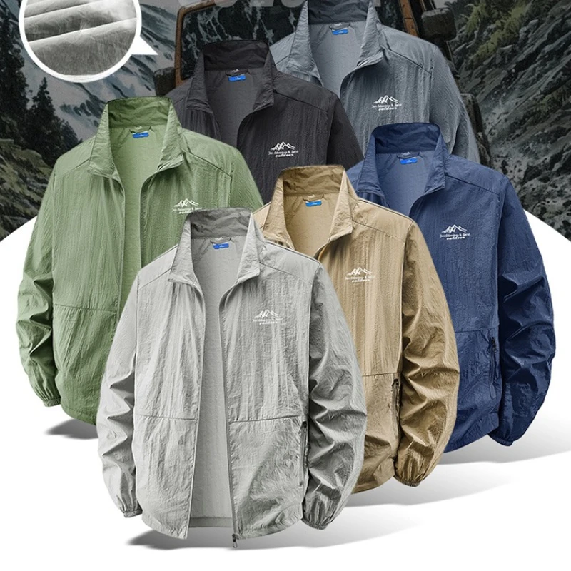 Outdoor Sport Clothing Brands - Giacca Leggera da Uomo per Escursionismo,