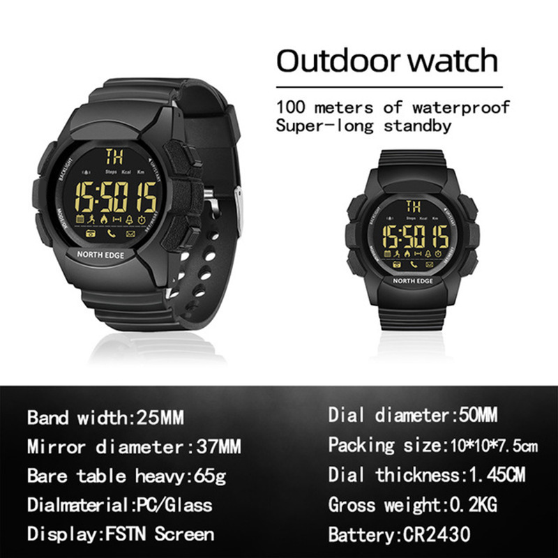 NORTH EDGE AK 100M Smartwatch  - Outdoor Sport Smart Watch recensione e prezzo